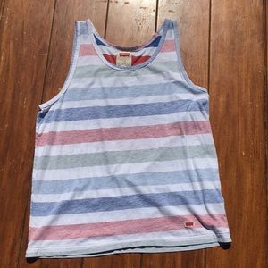 Levi’s Striped Tank Top sz L